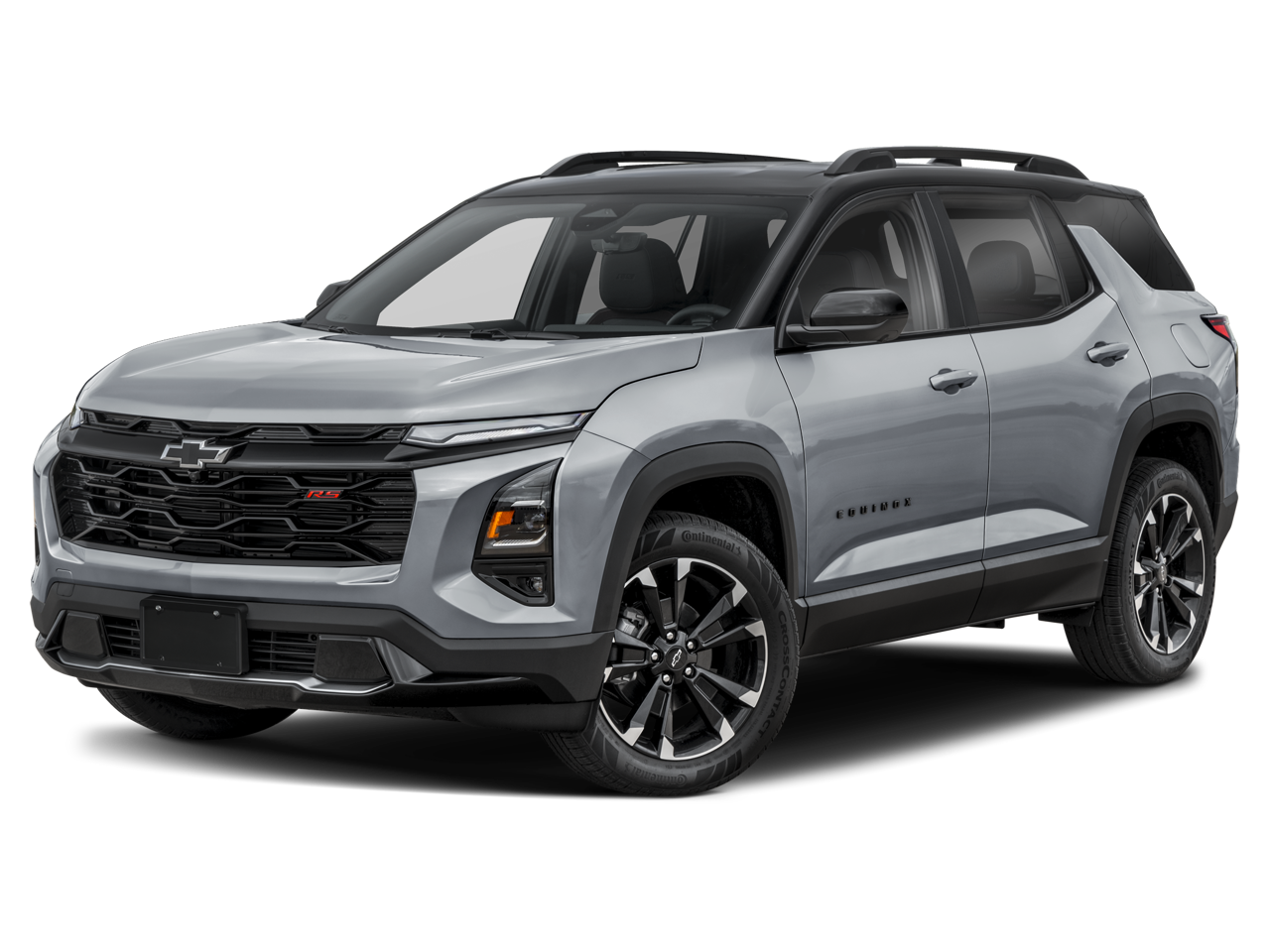 2027 Chevrolet Equinox RS in Lakeshore Blue Metallic — front three-quarter view