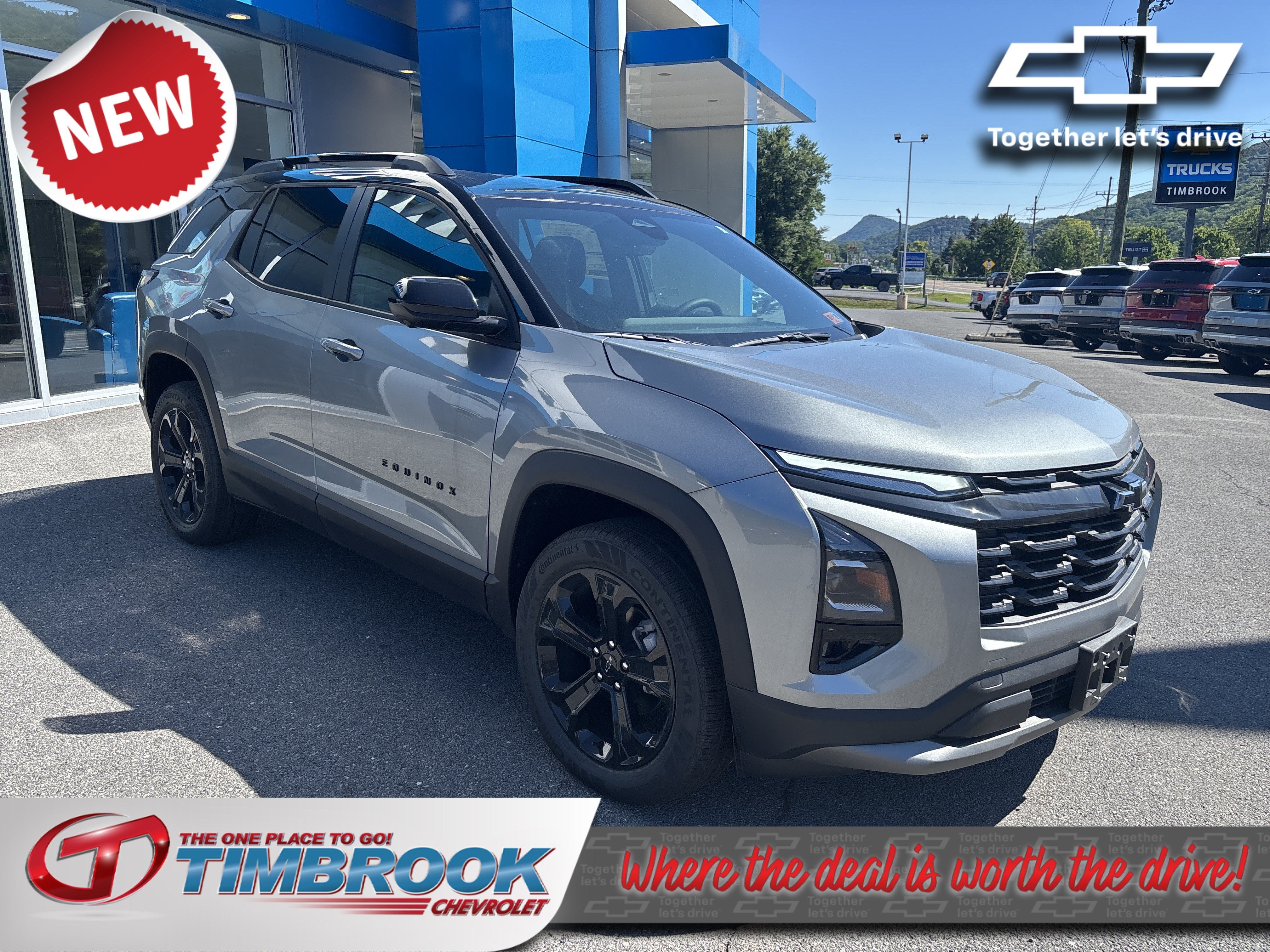 2026 Chevrolet Equinox LT in Sterling Gray Metallic — front three-quarter view
